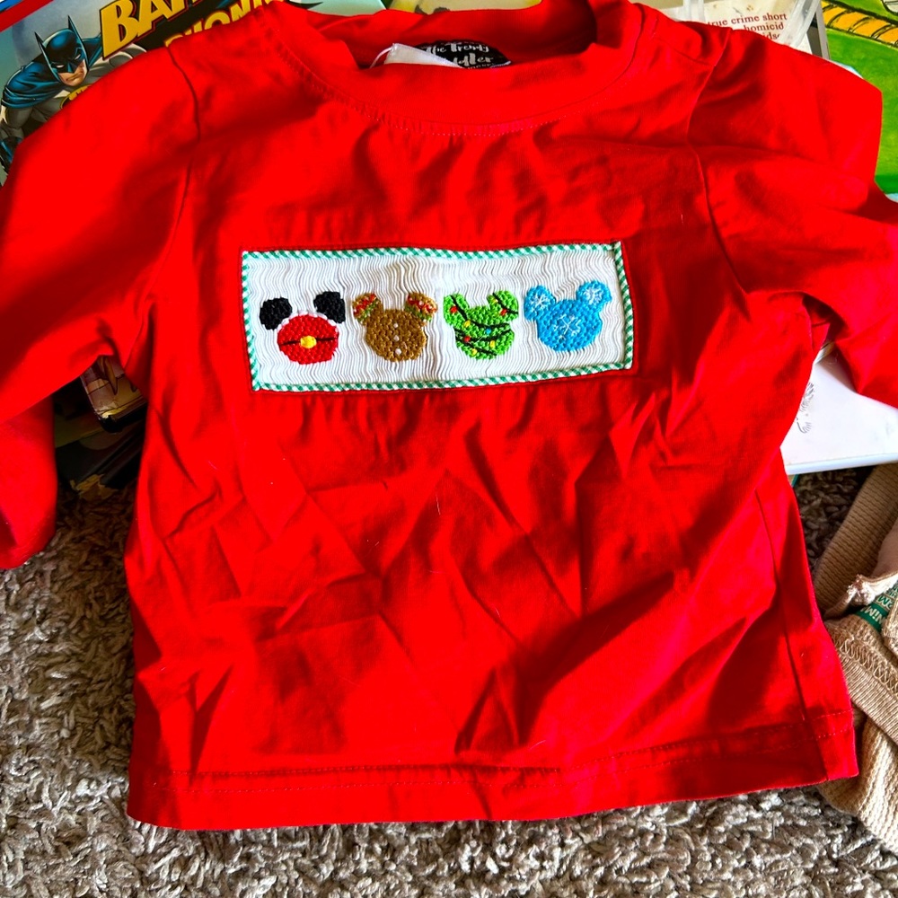 Smocked Disney Shirt